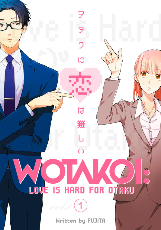 Wotakoi: Love is Hard for Otaku Vol. 1 English Manga Paperback book cover