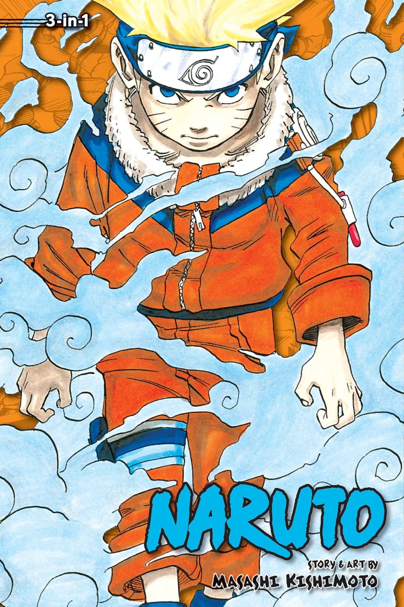 Naruto 3-in-1 Edition Vol. 1 cover