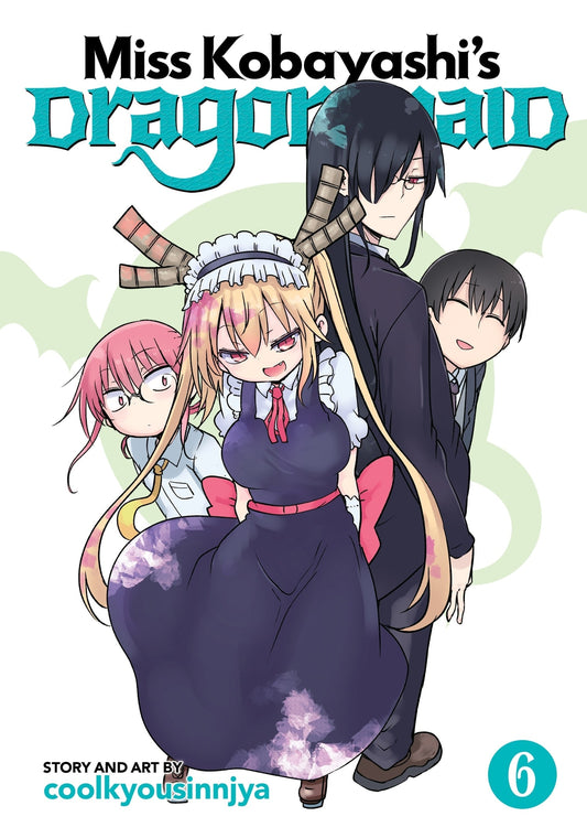 Miss Kobayashi’s Dragon Maid Vol. 6 English Manga cover