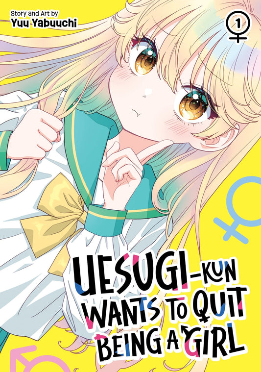 Uesugi-kun Wants to Quit Being a Girl Vol. 1 English Manga cover