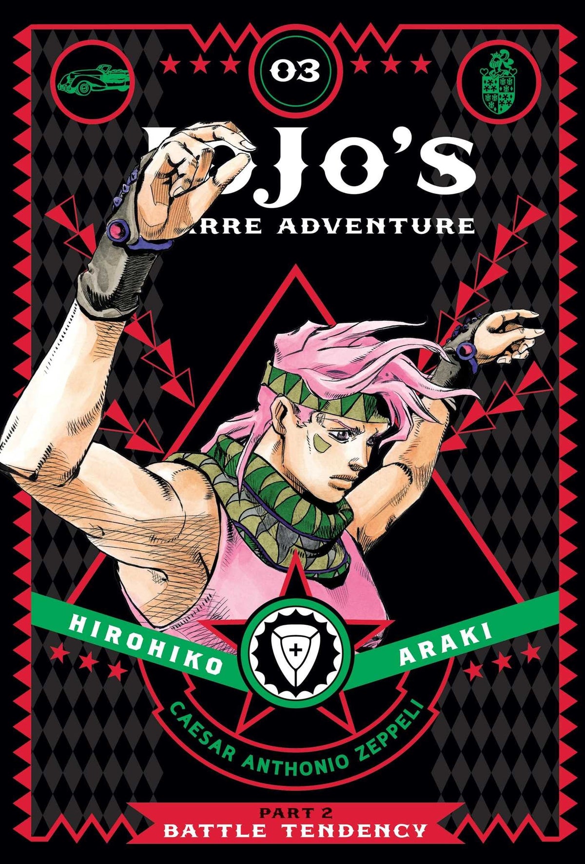 JoJo's Bizarre Adventure: Part 2--Battle Tendency, Vol. 3 : Volume 3-9781421578842