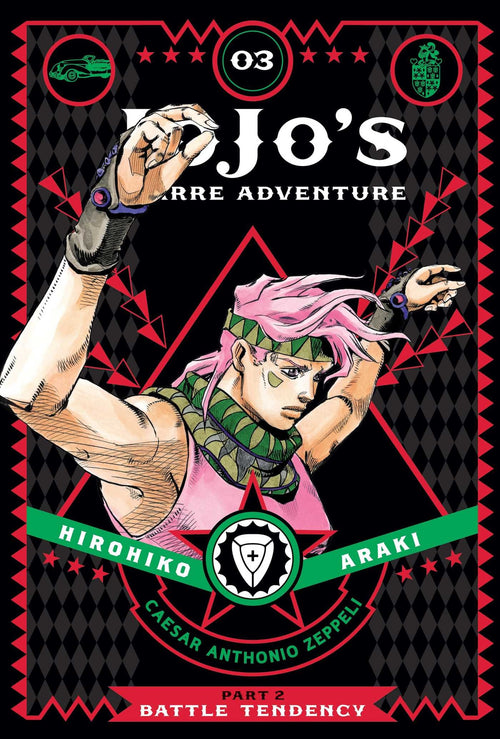 JoJo's Bizarre Adventure: Part 2--Battle Tendency, Vol. 3 : Volume 3-9781421578842