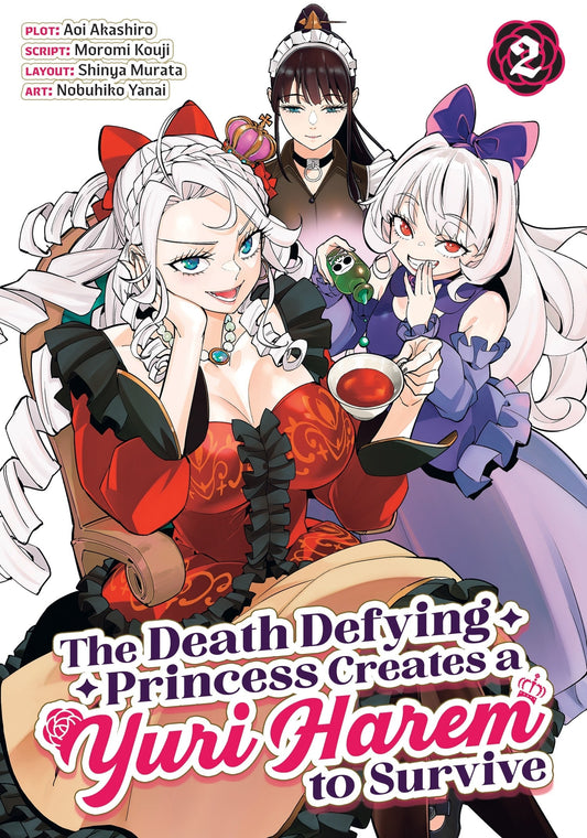 The Death Defying Princess Creates a Yuri Harem to Survive Vol. 2 English Manga cover