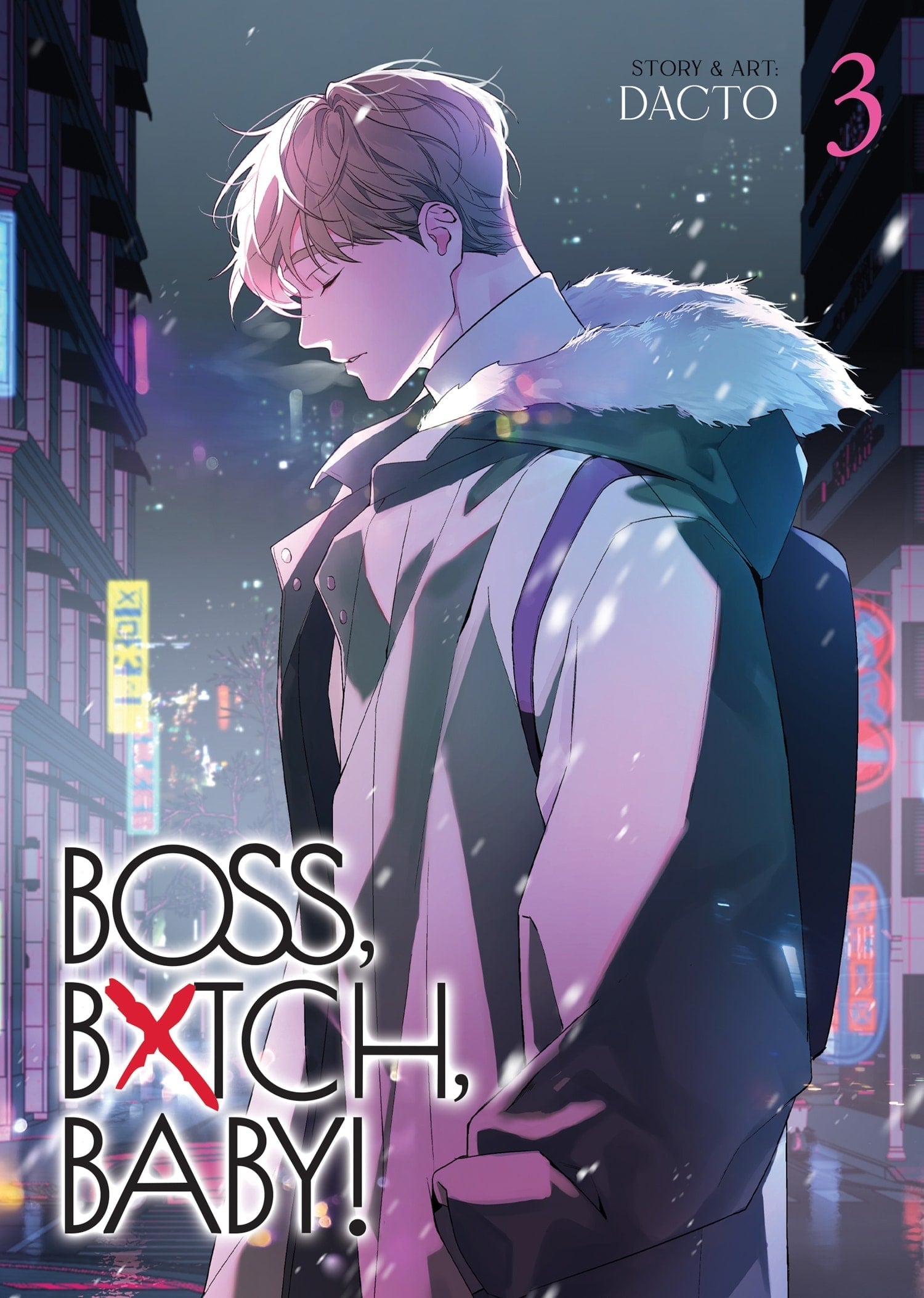 BOSS, BXTCH, BABY Vol. 3 English BL Manhwa Korean Manga Comic cover