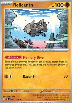 Relicanth - Temporal Forces (Rare) [TEF-084]