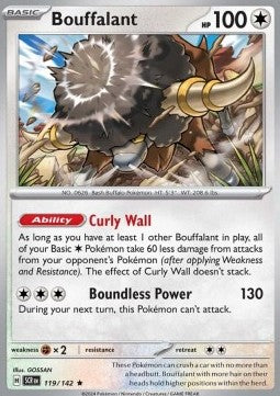 Bouffalant - Stellar Crown (Rare) [SCR-119]