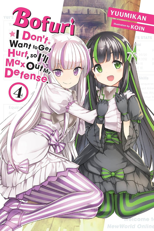 BOFURI: I Don't Want to Get Hurt, so I'll Max Out My Defense. Vol. 4 English Light Novel cover
