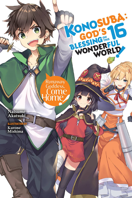 KONOSUBA: God's Blessing on This Wonderful World! Vol. 16 English Light Novel cover