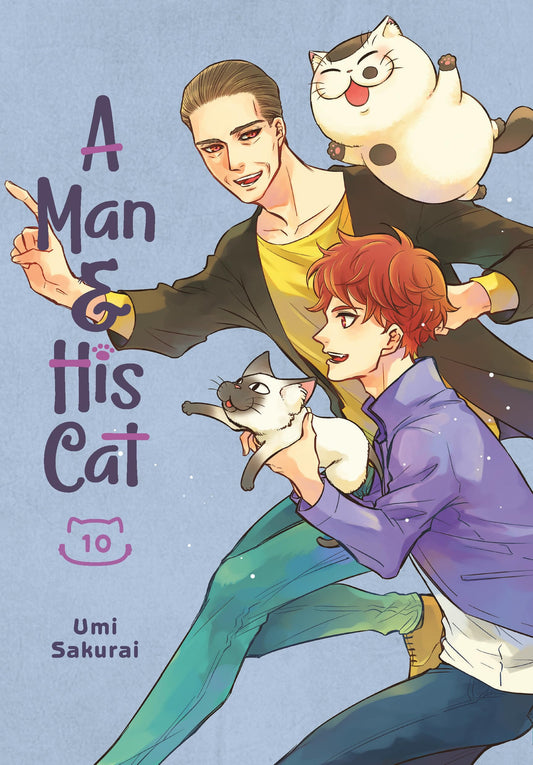 A Man and His Cat Vol. 10 English Manga cover