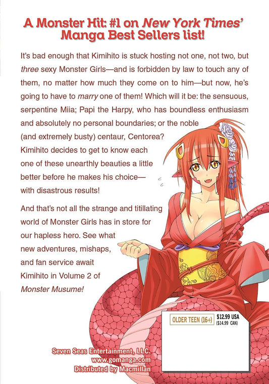 Monster Musume Vol. 2 English Manga Paperback (NEW)