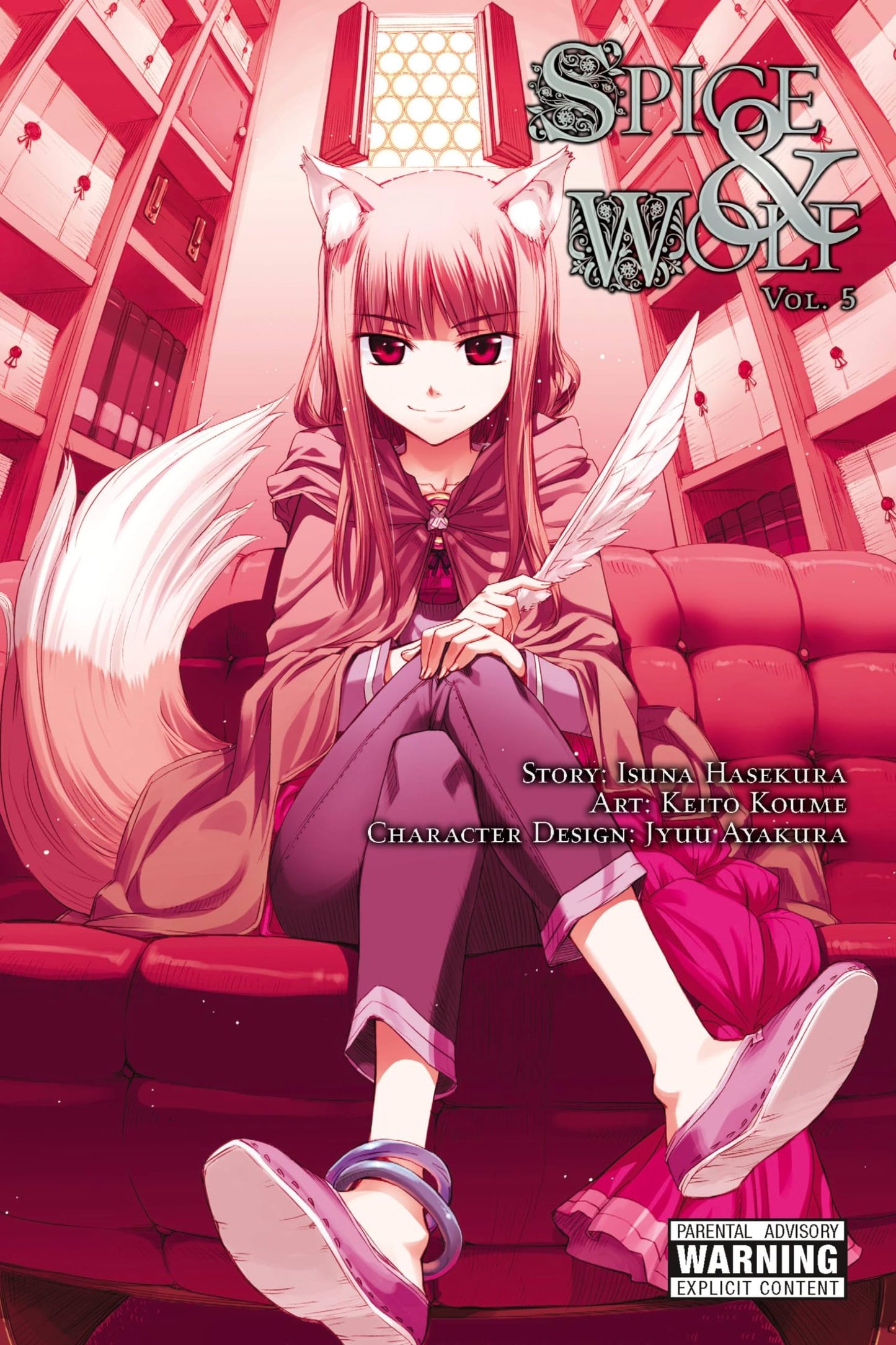 Spice and Wolf Vol. 5 English Light Novel cover