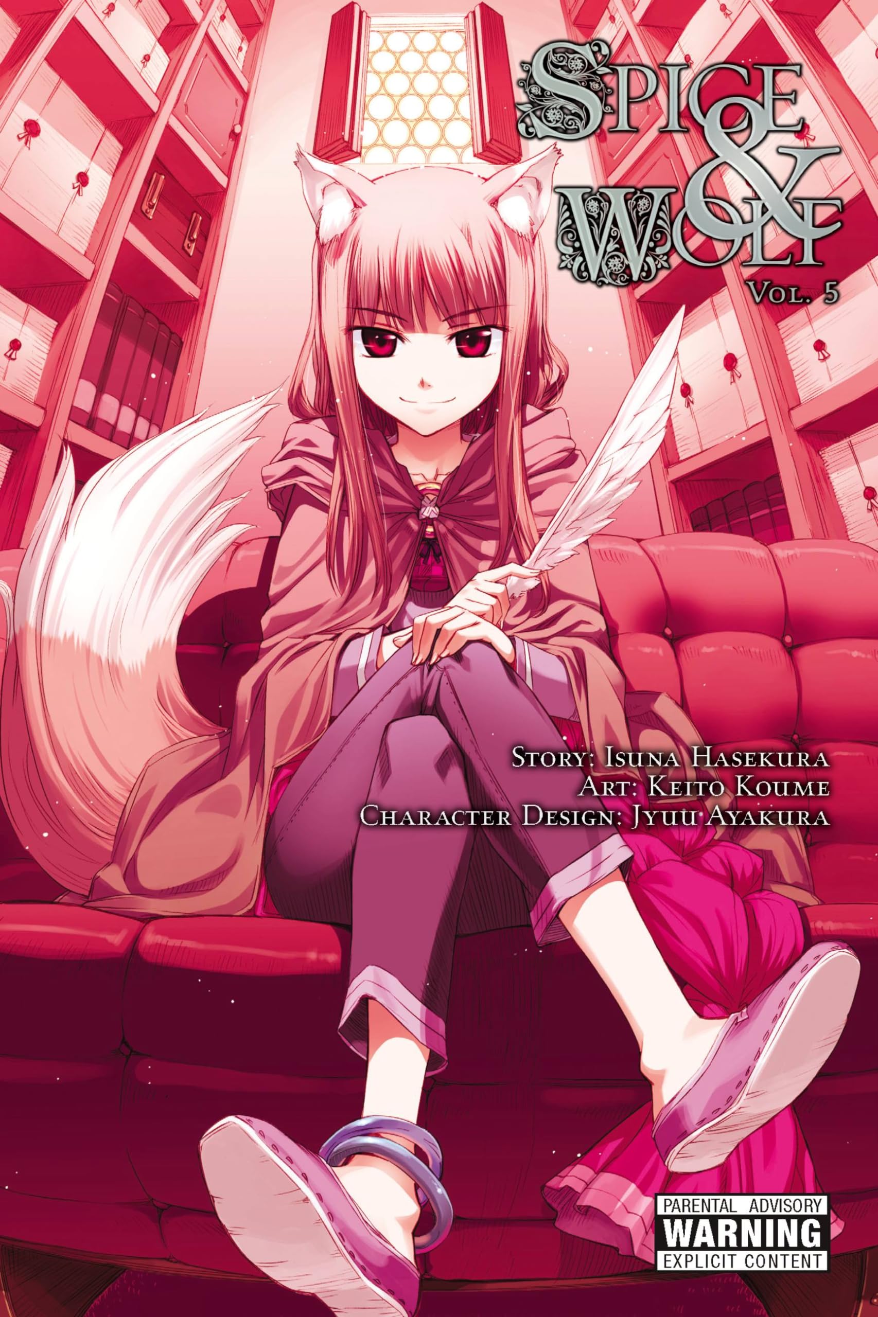 Spice and Wolf Vol. 5 English Light Novel cover