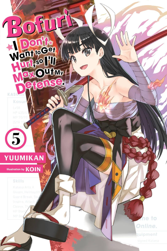 BOFURI: I Don't Want to Get Hurt, so I'll Max Out My Defense. Vol. 5 English Light Novel cover