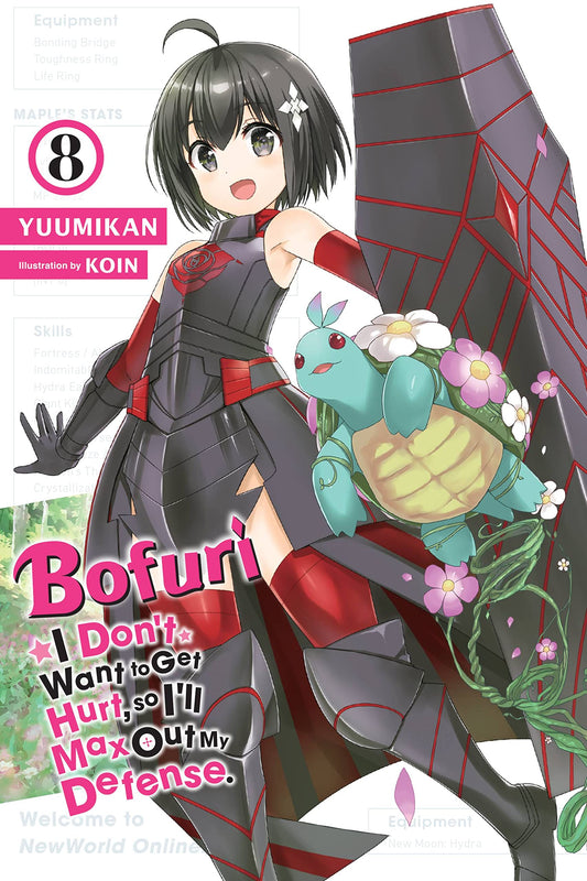 BOFURI: I Don't Want to Get Hurt, so I'll Max Out My Defense. Vol. 8 English Light Novel cover