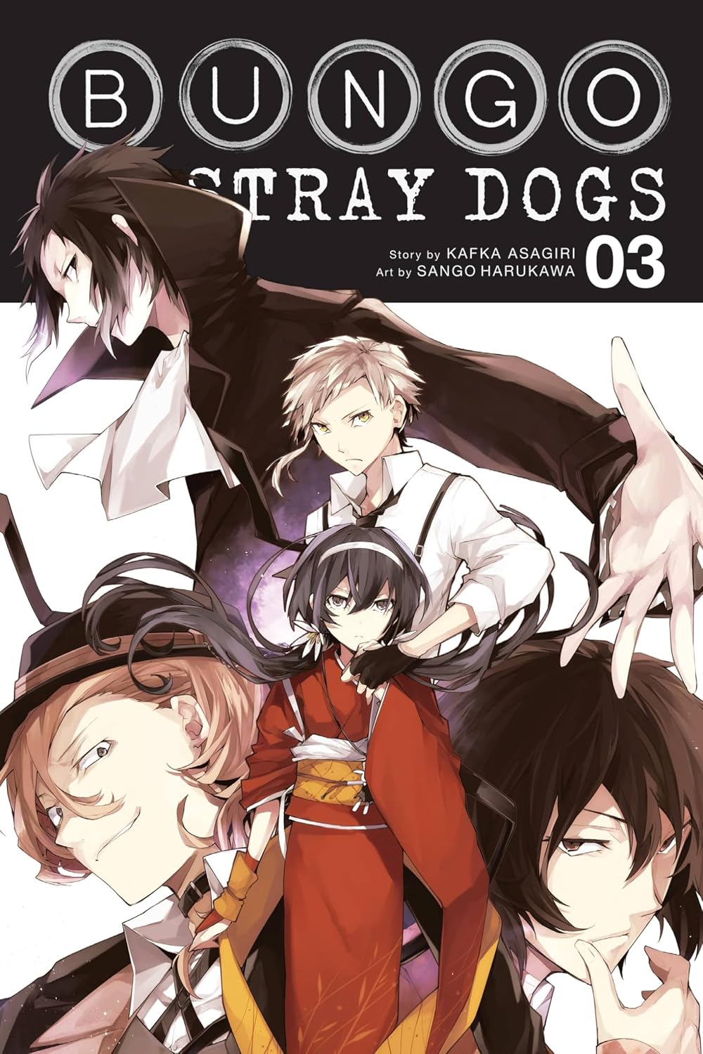 Bungo Stray Dogs Vol. 3 English Manga Paperback (NEW)