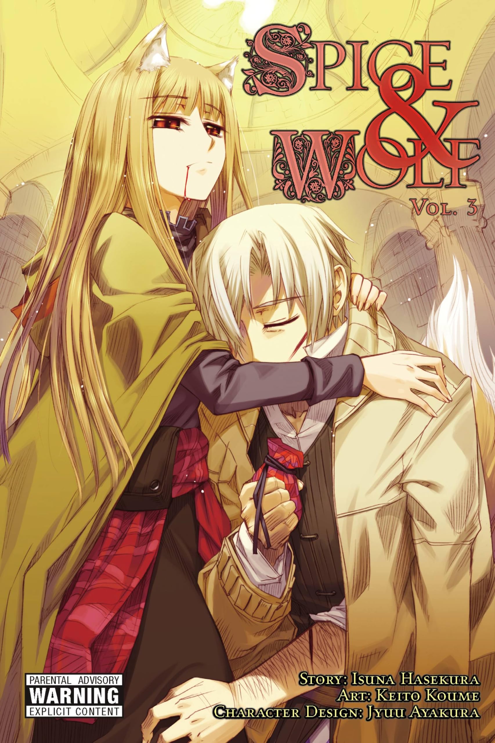 Spice and Wolf Vol. 3 English Light Novel cover