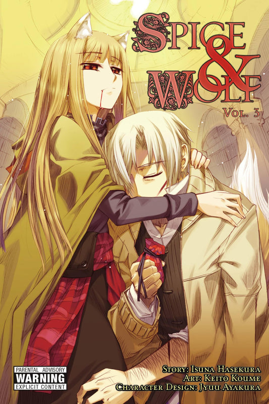 Spice and Wolf Vol. 3 English Light Novel cover