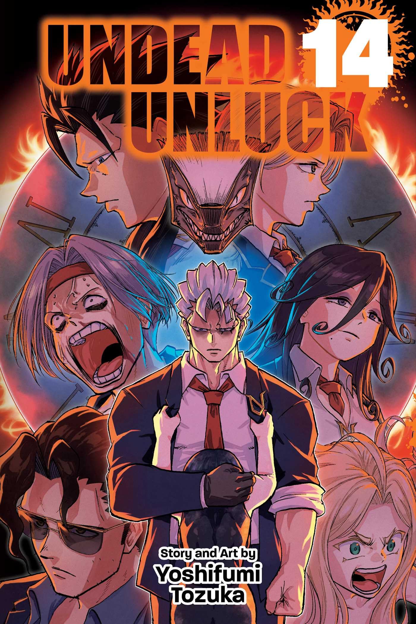 Undead Unluck Vol. 14 English Manga cover