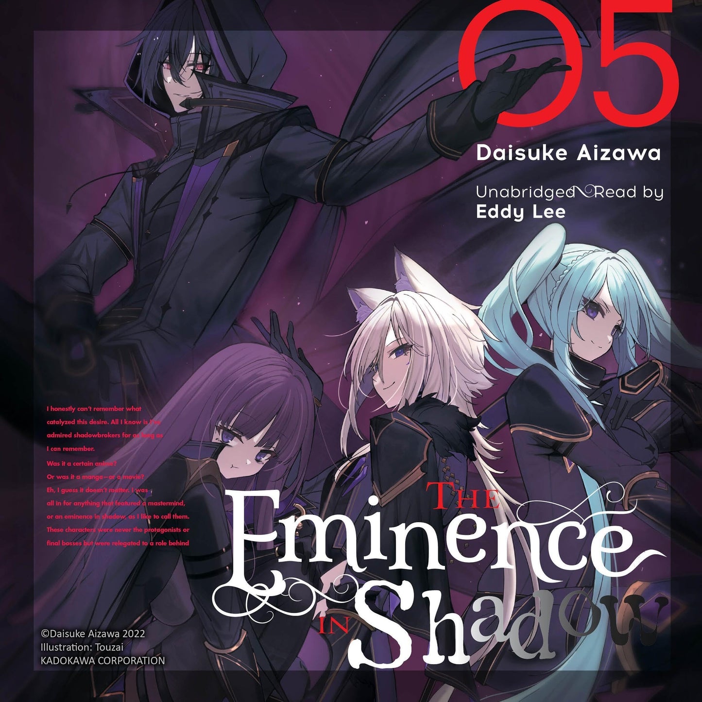 The Eminence in Shadow Vol. 5 English Light Novel cover