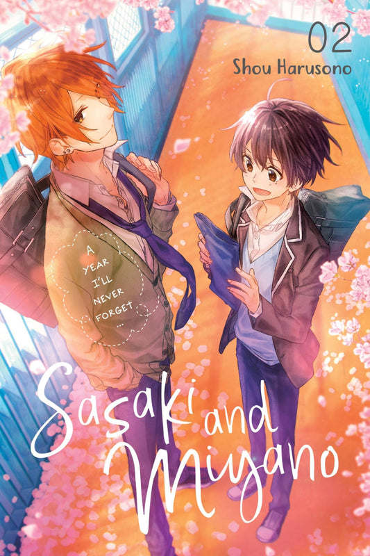 Sasaki and Miyano Vol. 2 English Manga cover
