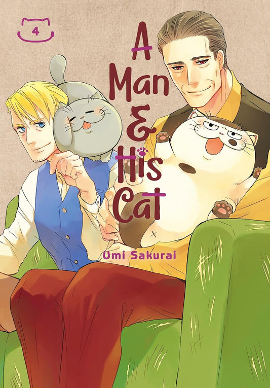 A Man and His Cat Vol. 4 English Manga cover