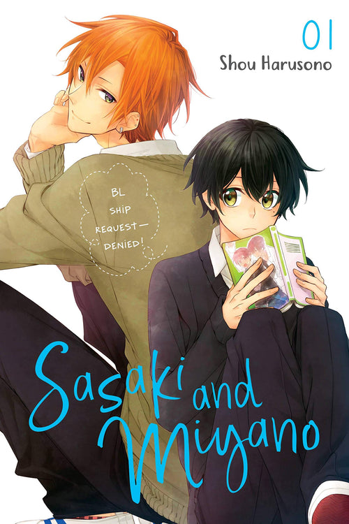 Sasaki and Miyano Vol. 1 English Manga cover