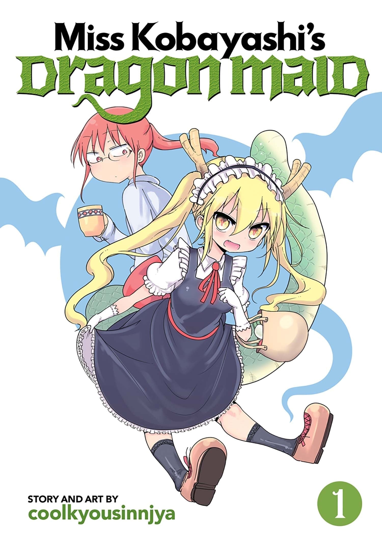 Miss Kobayashi’s Dragon Maid Vol. 1 English Manga cover