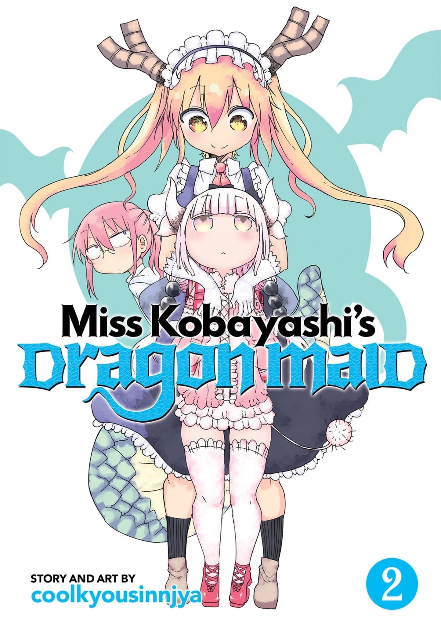 Miss Kobayashi’s Dragon Maid Vol. 2 English Manga cover
