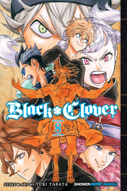 Black Clover Vol. 8 English Manga cover