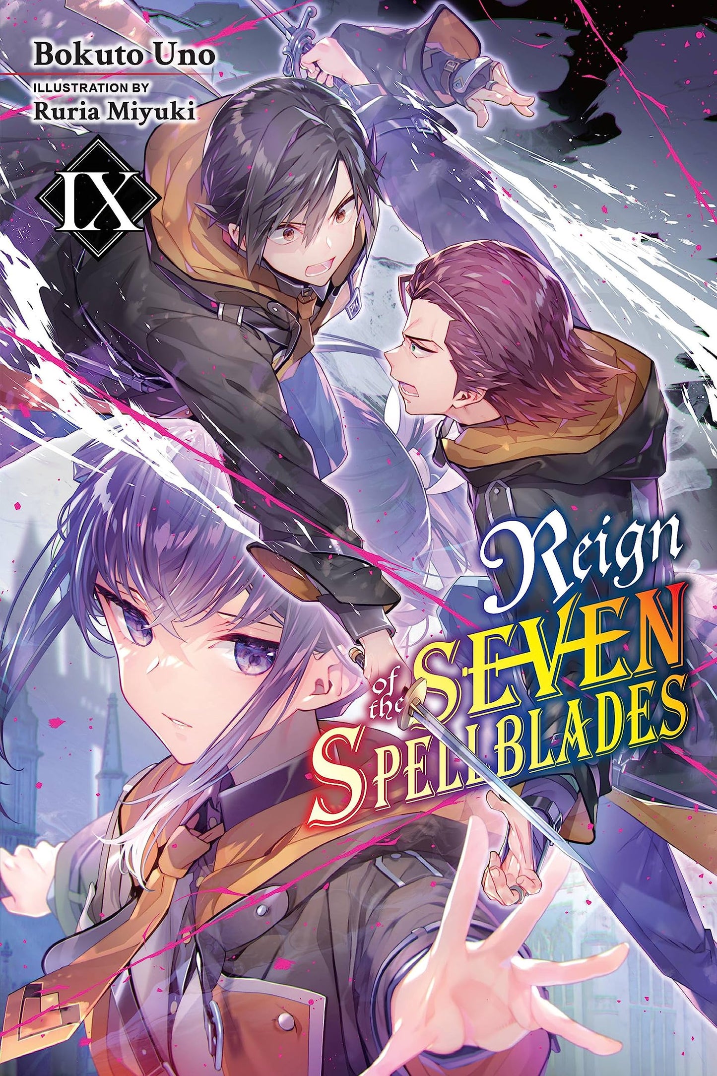 Reign of the Seven Spellblades Vol. 9 English Light Novel cover