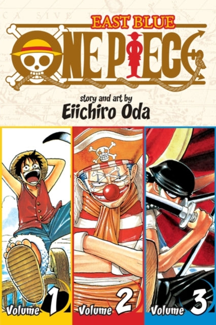 One Piece (Omnibus Edition), Vol. 1 : Includes vols. 1, 2 & 3 Volume 1-9781421536255