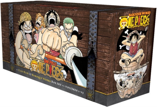 One Piece Box Set 1: East Blue and Baroque Works : Volumes 1-23 with Premium Volume 1-9781421560748