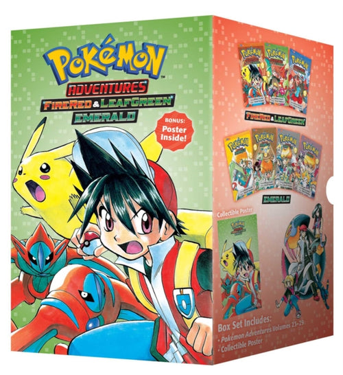 Pokemon Adventures FireRed & LeafGreen / Emerald Box Set : Includes Vols. 23-29-9781421582788