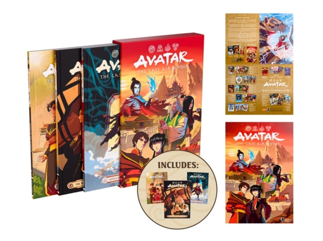 Avatar: The Last Airbender--Fire and Family Treasury Boxed Set-9781506743936