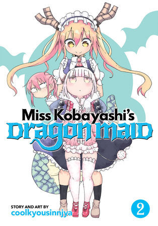 Miss Kobayashi’s Dragon Maid Vol. 2 English Manga cover
