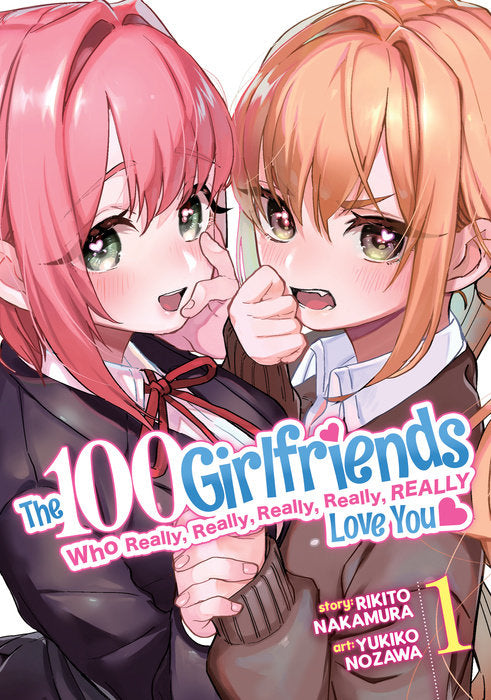 The 100 Girlfriends Who Really, Really, Really, Really, Really Love You Vol. 1 English Manga Paperback book cover