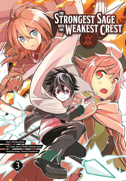 The Strongest Sage with the Weakest Crest Vol. 3 English Manga Paperback book cover
