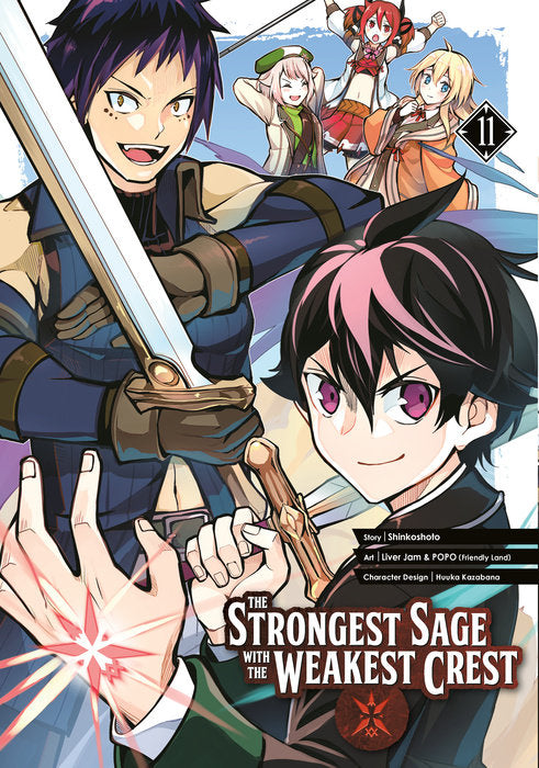 The Strongest Sage with the Weakest Crest Vol. 11 English Manga Paperback book cover