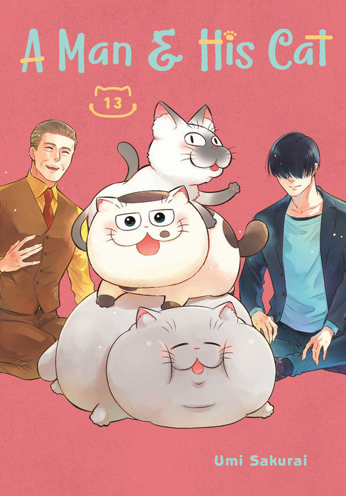A Man and His Cat Vol. 13 English Manga Paperback book cover