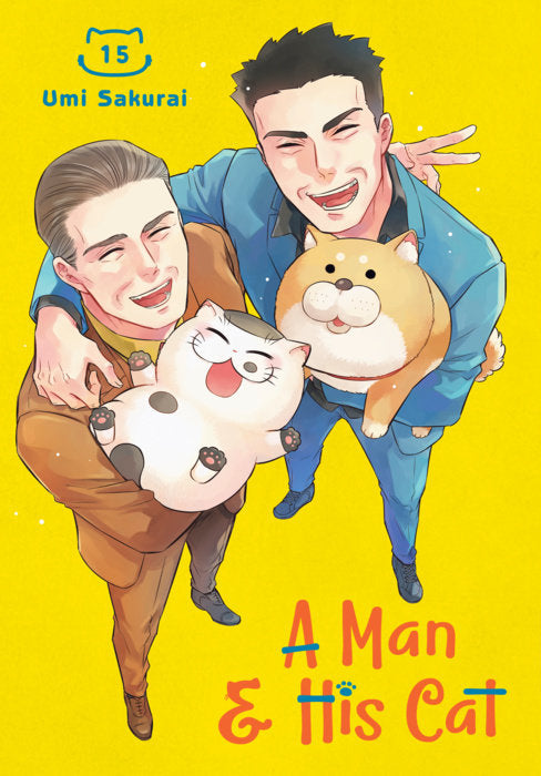 A Man and His Cat Vol. 15 English Manga Paperback book cover