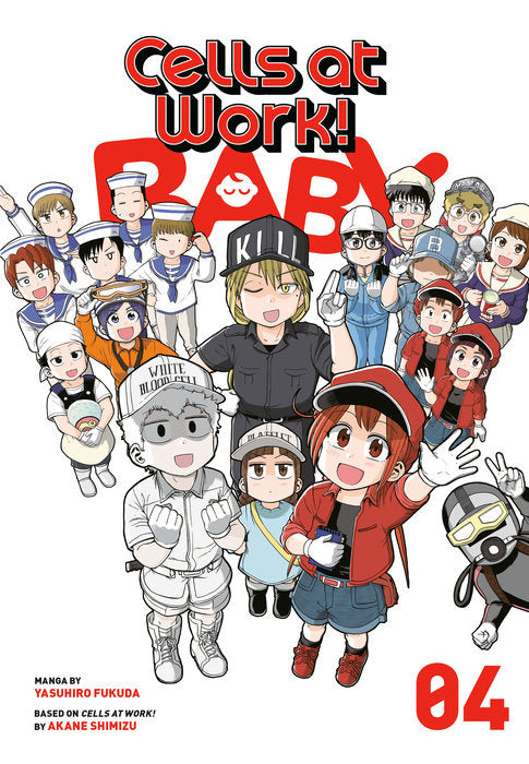 Cells at Work! Baby Vol. 4 English Manga Paperback book cover