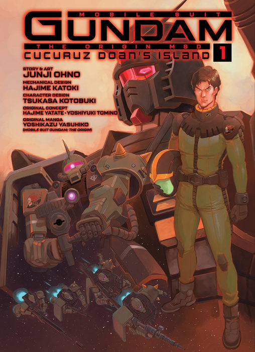 MOBILE SUIT GUNDAM THE ORIGIN MSD Cucuruz Doan’s Island Vol. 1 English Manga Hardback book cover