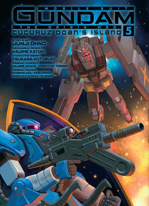MOBILE SUIT GUNDAM THE ORIGIN MSD Cucuruz Doan’s Island Vol. 5 English Manga Hardback book cover