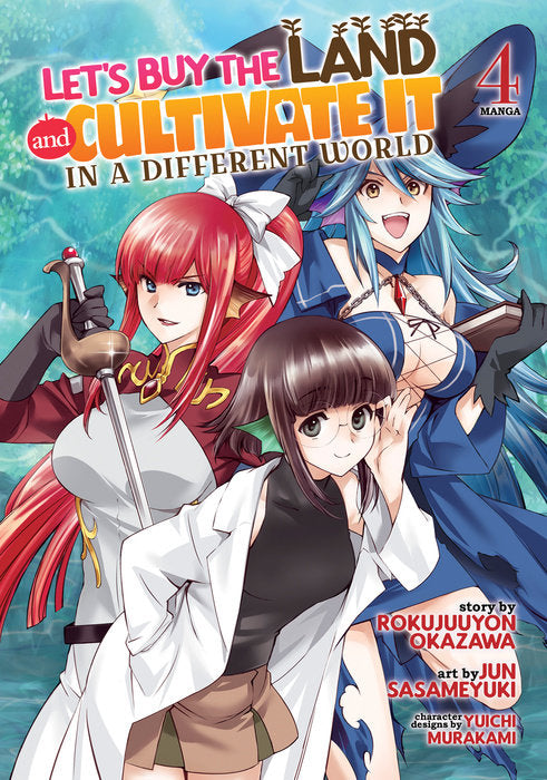 Let’s Buy the Land and Cultivate It in a Different World Vol. 4 English Manga Paperback book cover