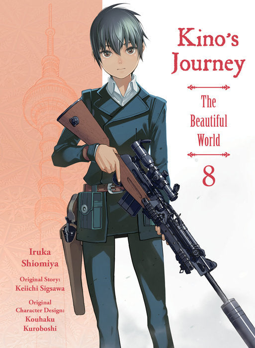 Kino’s Journey- the Beautiful World Vol. 8 English Manga Paperback book cover
