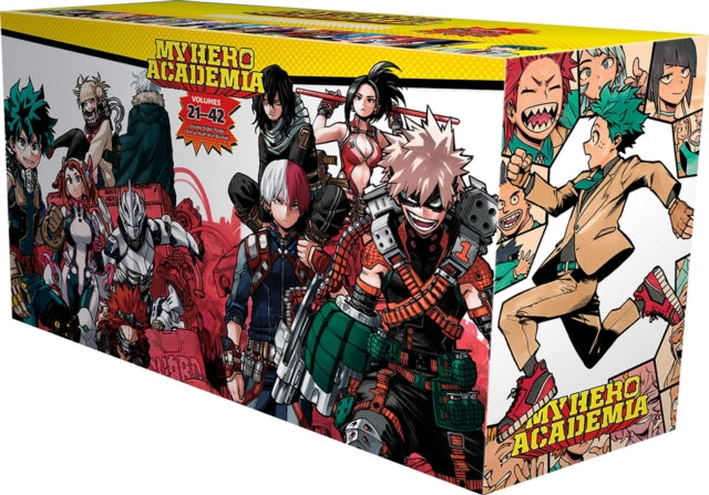 My Hero Academia Box Set 2 : Includes volumes 21-42 with premium-9781974769346