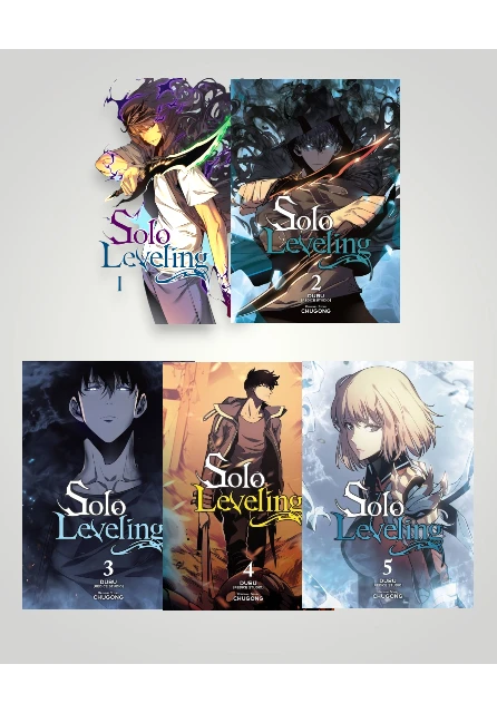 Solo Leveling Vol. 1-5 Manga/Manhwa Bundle English New