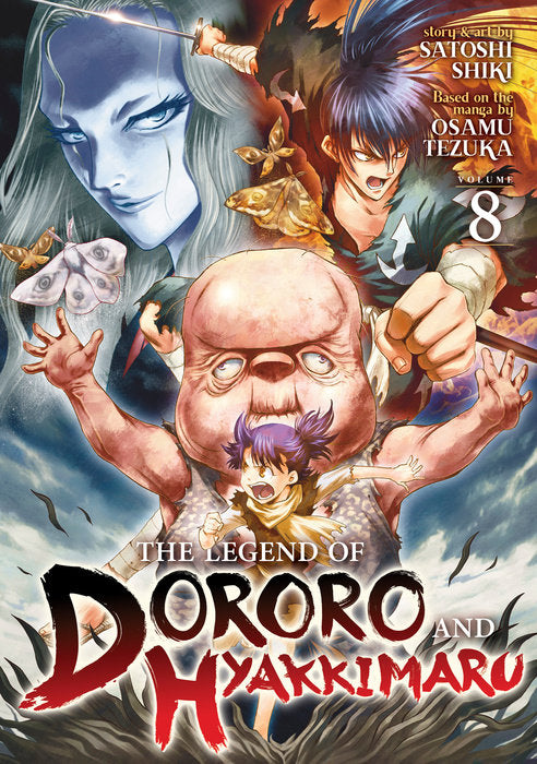 The Legend of Dororo and Hyakkimaru Vol. 8 English Manga Paperback book cover