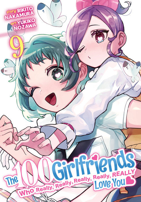 The 100 Girlfriends Who Really, Really, Really, Really, Really Love You Vol. 9 English Manga Paperback book cover