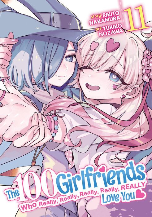 The 100 Girlfriends Who Really, Really, Really, Really, Really Love You Vol. 11 English Manga Paperback book cover